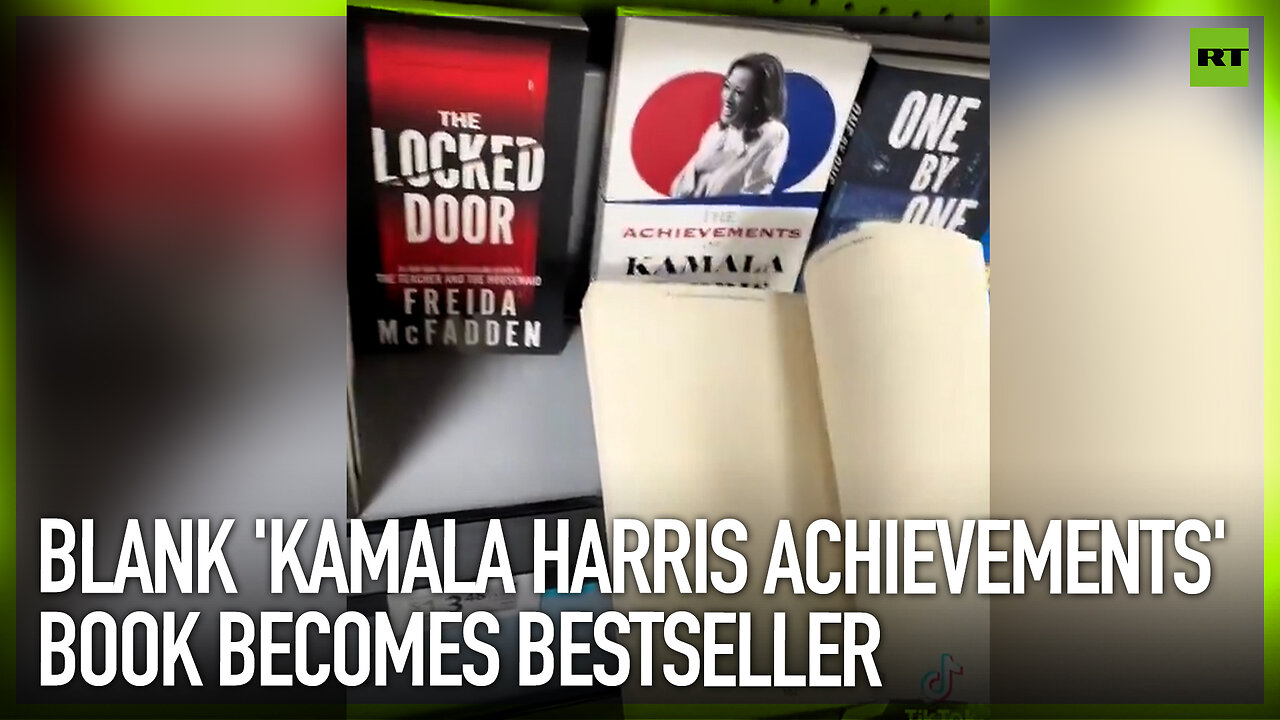 Blank ‘Kamala Harris Achievements’ book becomes bestseller