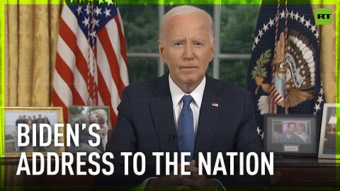 Biden gives first speech since dropping out of 2024 presidential election