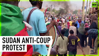 Anti-coup protest takes place in Sudan