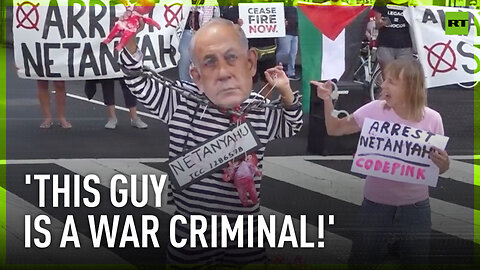 Anti-Bibi protesters decry his visit to DC
