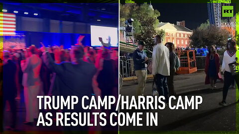 Trump camp vs Harris camp as results come in