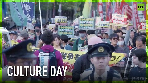 Anti-war protesters flood Tokyo streets