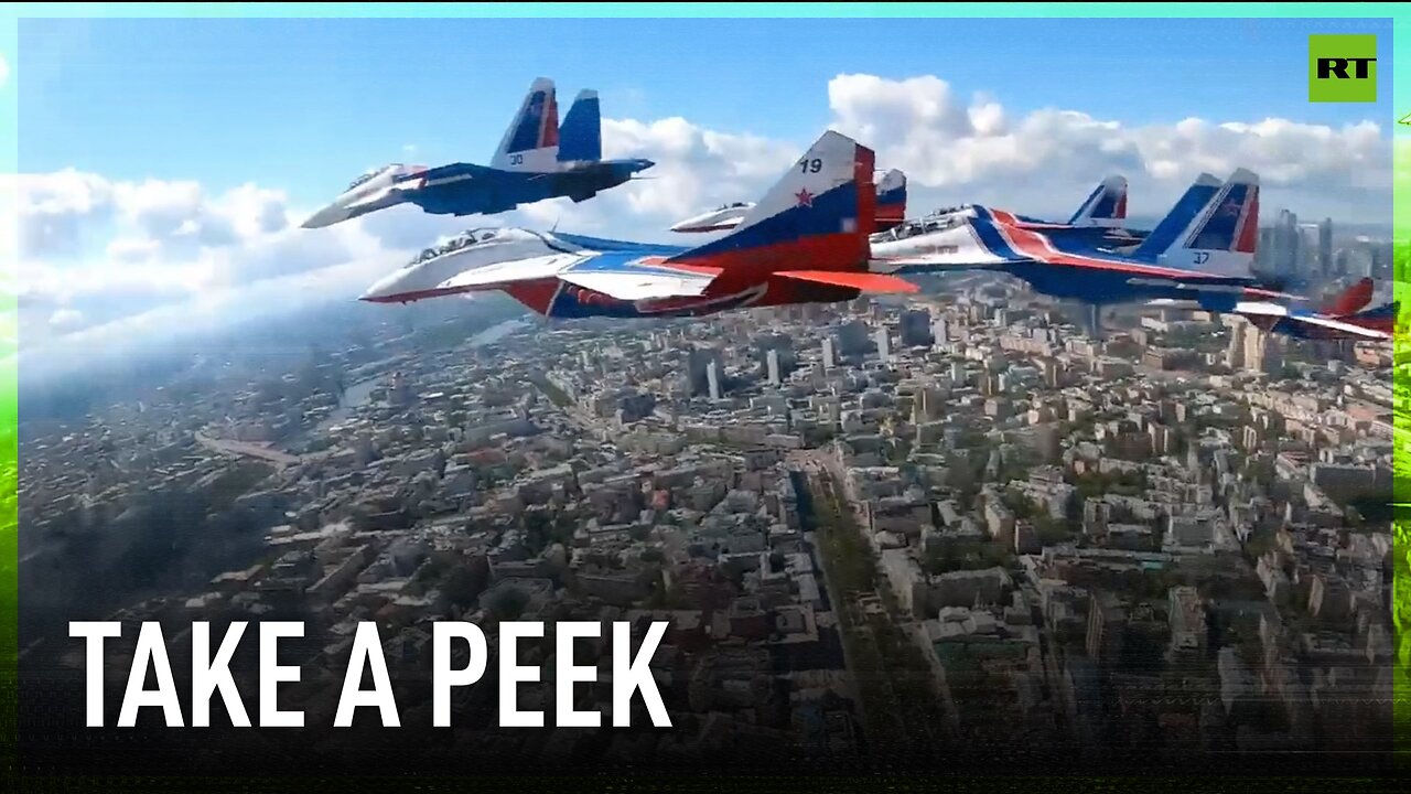 Victory Day Parade | POV: You're Russian fighter jet pilot