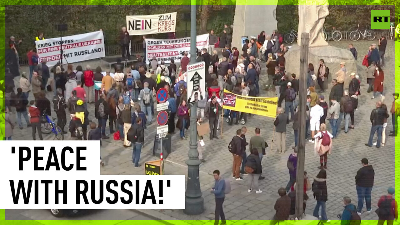 'Stop collaboration with fascists' | Protest in Vienna against sanctions on Russia