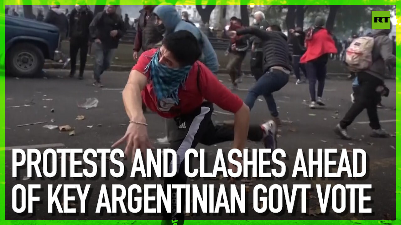 Protests and clashes ahead of key Argentinian govt vote