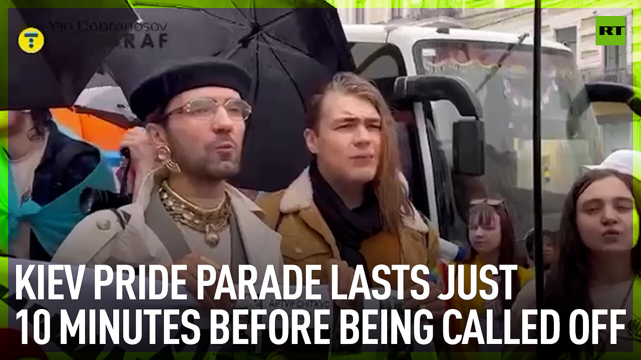 Kiev pride parade lasts just 10 minutes before being called off