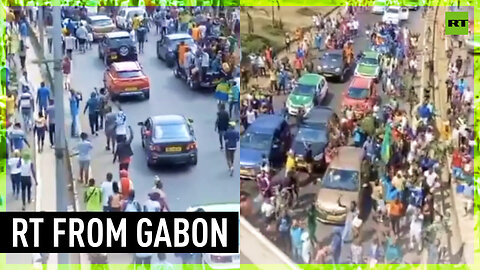 Gabon cheers as military ousts President Bongo - RT exclusive footage
