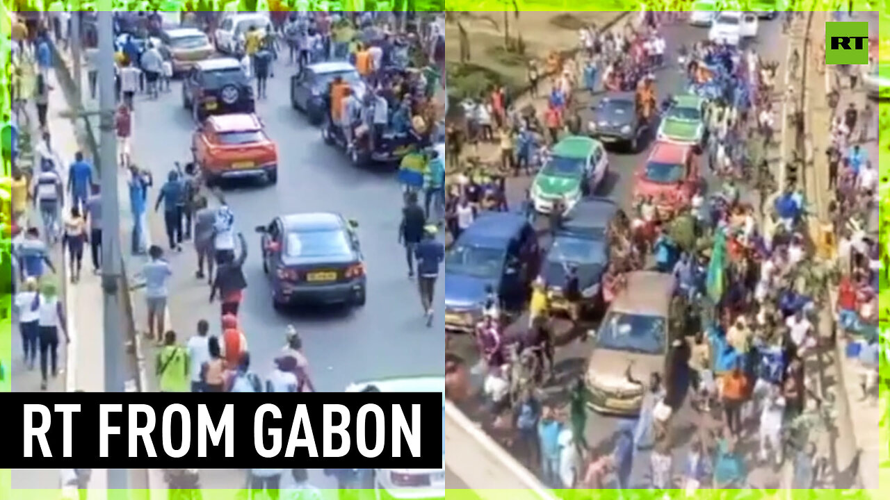 Gabon cheers as military ousts President Bongo - RT exclusive footage