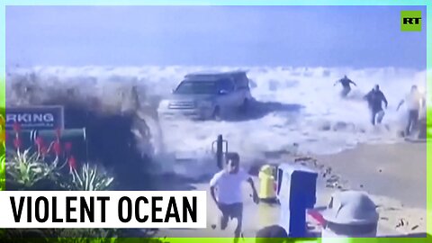 Freak wave washes away Californians