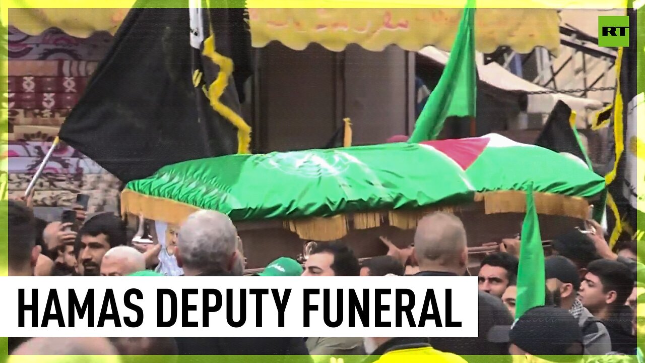 Beirut holds funeral for Hamas deputy