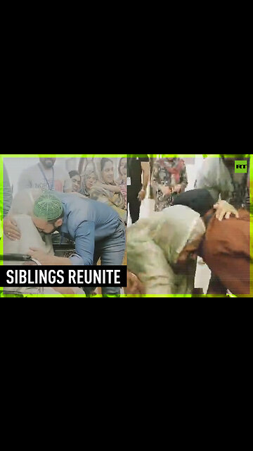 Tearful reunion for long divided Partition siblings