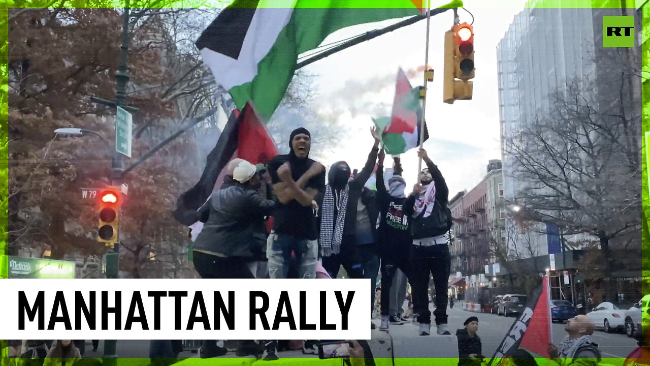 Manhattan rallies in support of Palestinians