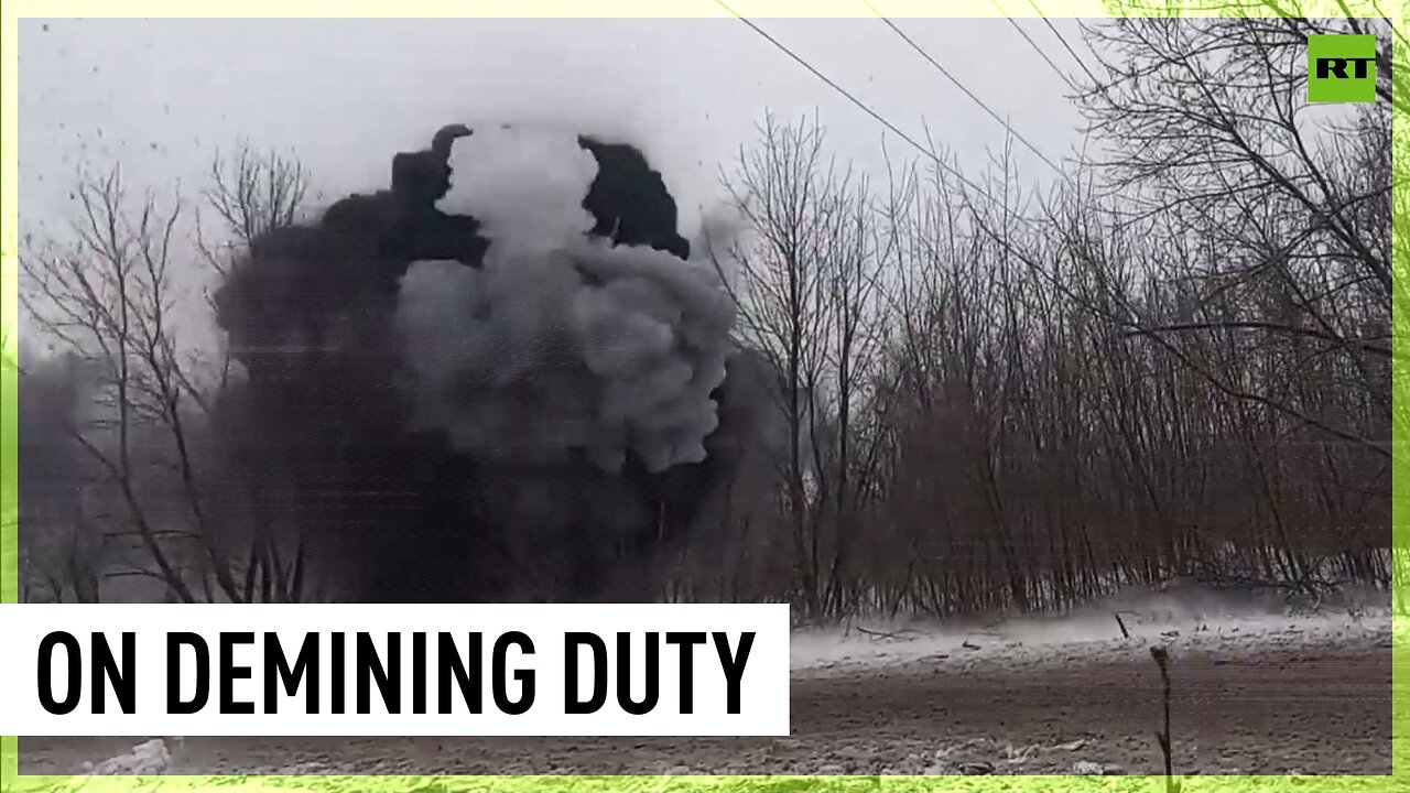 Russian engineering units continue demining duties