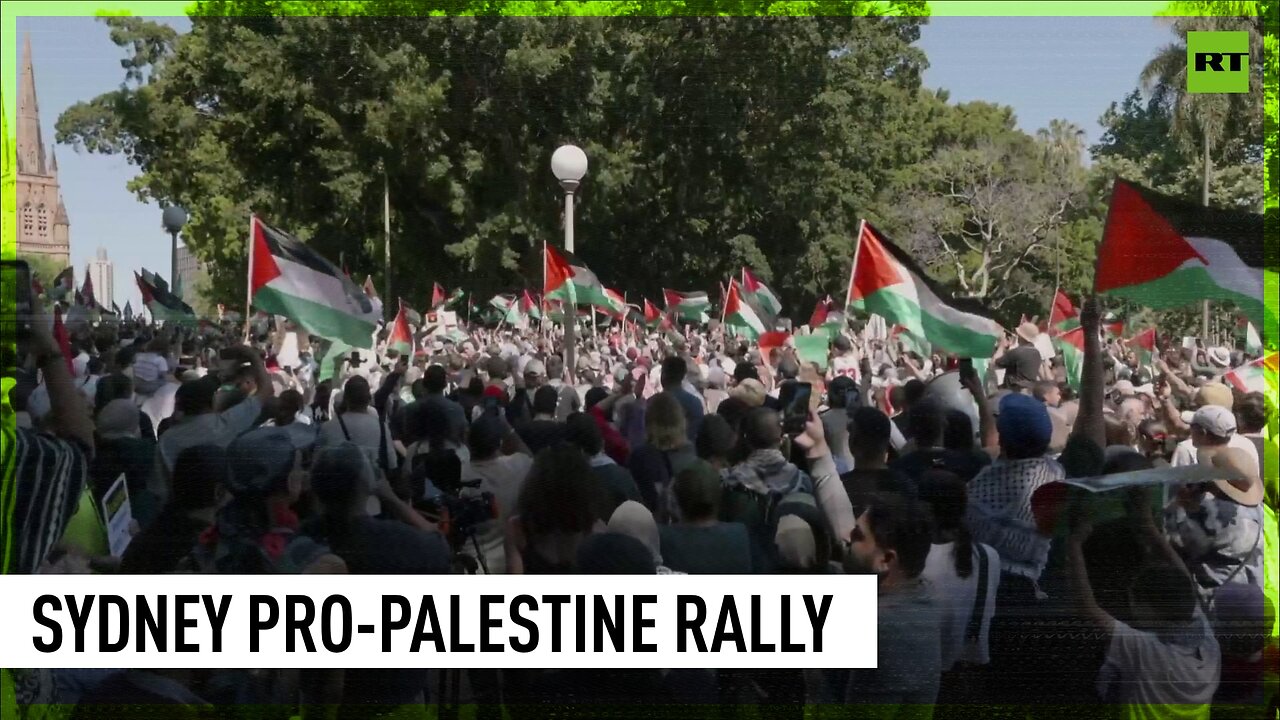 Massive rally held in Sydney in solidarity with Palestine