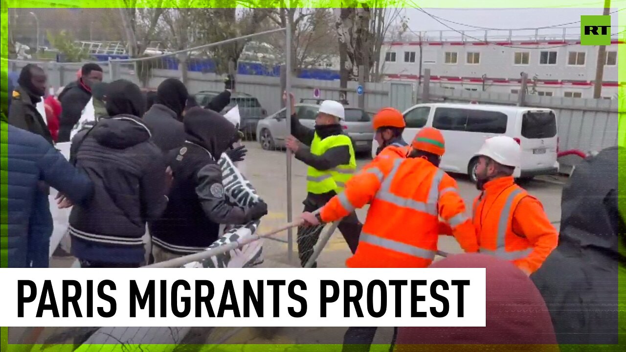 Migrants break into Paris Olympics 2024 venue to protest French immigration bill