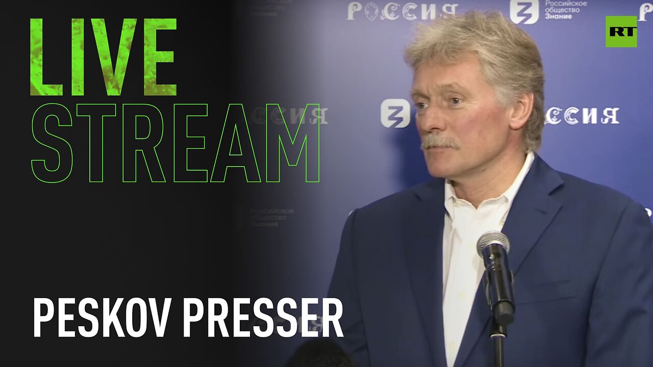 Kremlin spokesman Peskov speaks to press at 'Znanie' Marathon