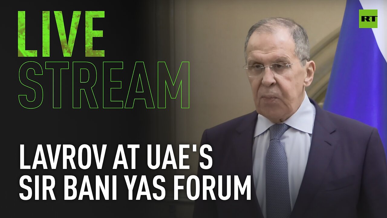 Lavrov holds press conference at UAE's Sir Bani Yas Forum