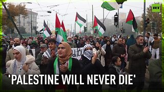 Hundreds join pro-Palestine rally in Milan, demanding end to wars in Middle East