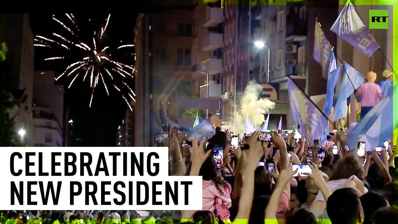 Argentina celebrates Milei's victory in the presidential election