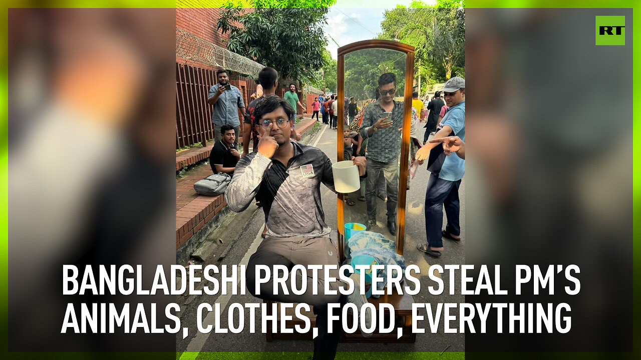 Bangladeshi protesters steal PM’s animals, clothes, food, everything