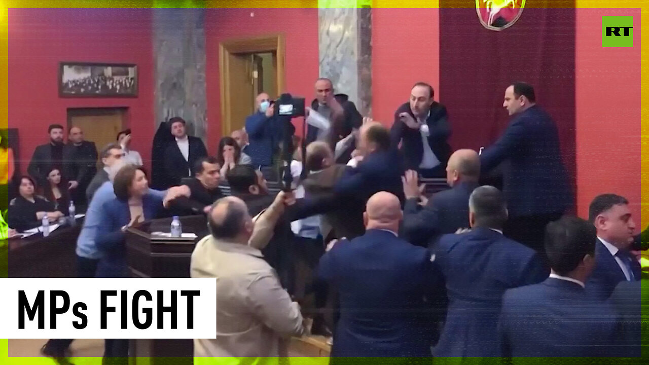 Brawl breaks out in Georgian parliament