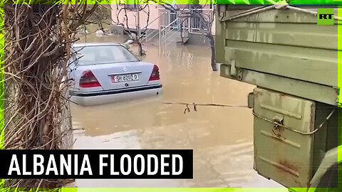 Roads flooded, power cut: Heavy rains inundate western Albania