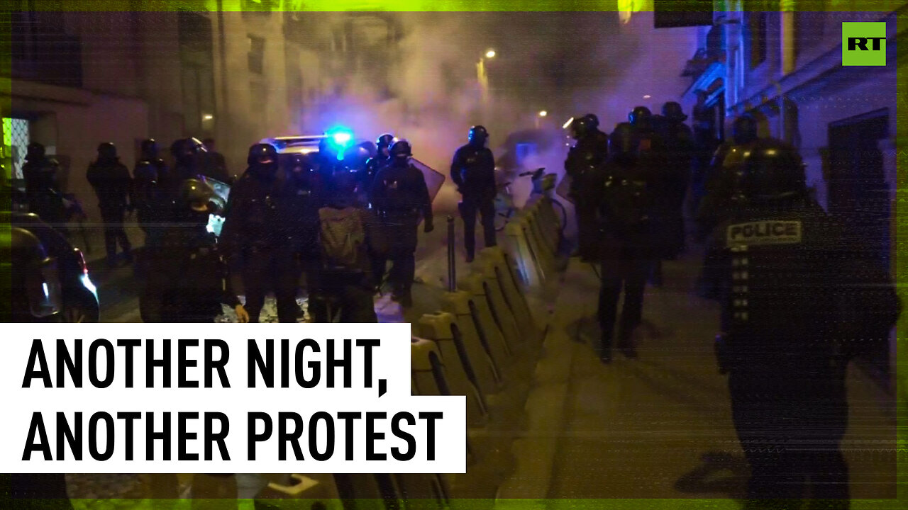 Multiple people detained in Paris on fifth night of protests over police killing of teen