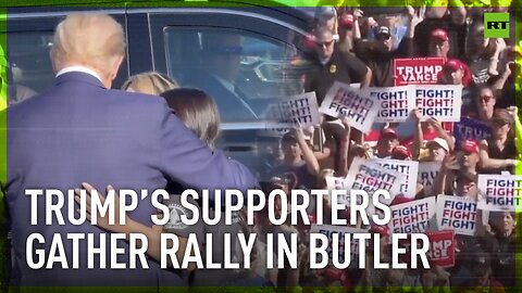 Thousands gather for Trump’s campaign rally in Butler at site of his assassination attempt in July