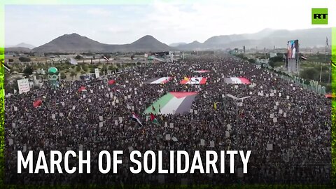 Sanaa, Yemen hosts massive rally in solidarity with Gaza and Lebanon