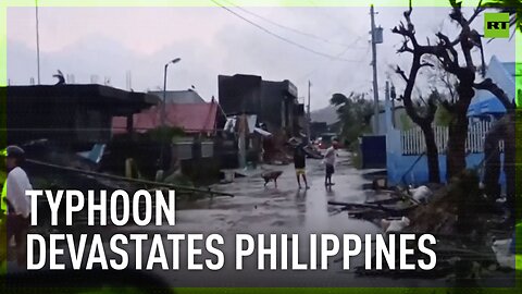 Devastating typhoon Man-yi hits Philippines, displaces hundreds of thousands