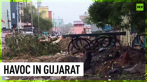 Deadly Cyclone Biparjoy descends on India