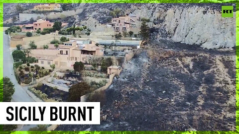 Grim devastation in Palermo as wildfires ravage in Sicily