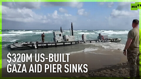 $320m US-built Gaza aid pier sinks
