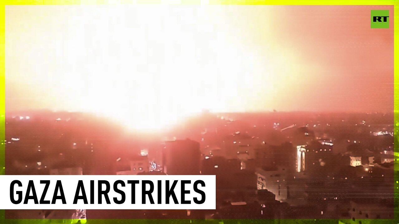 Explosions rock Gaza as Israeli jets strike Hamas ‘weapons manufacturing site’