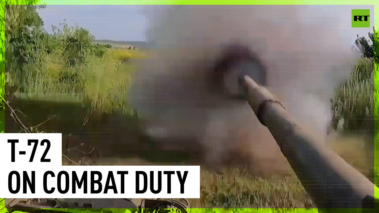 T-72 tank crews destroy Ukrainian military targets