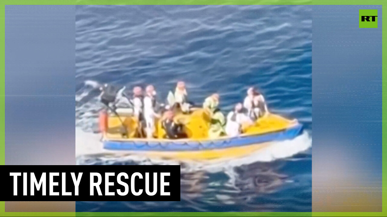 Cruise ship crew rescues 14 people stranded at sea for 8 days