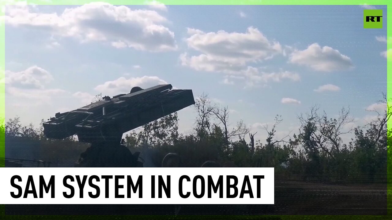 Russian missile system destroys target in combat zone