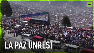 Morales-led march ends in clashes in La Paz