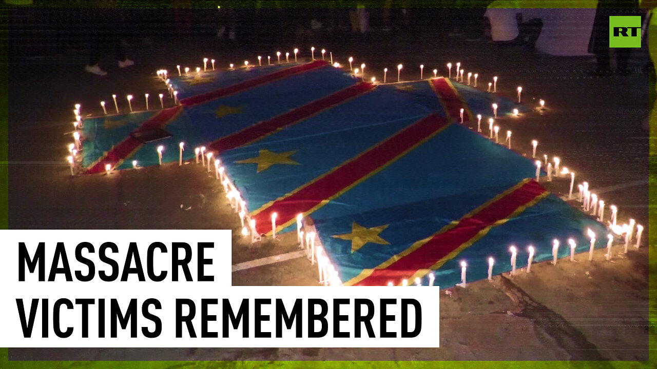 Vigil held for massacre victims in Congo