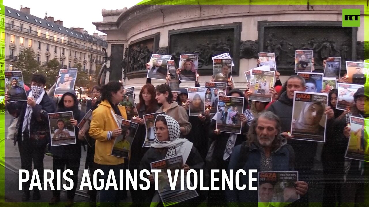 Parisians rally against France’s 'complicity' in Israel's Gaza war