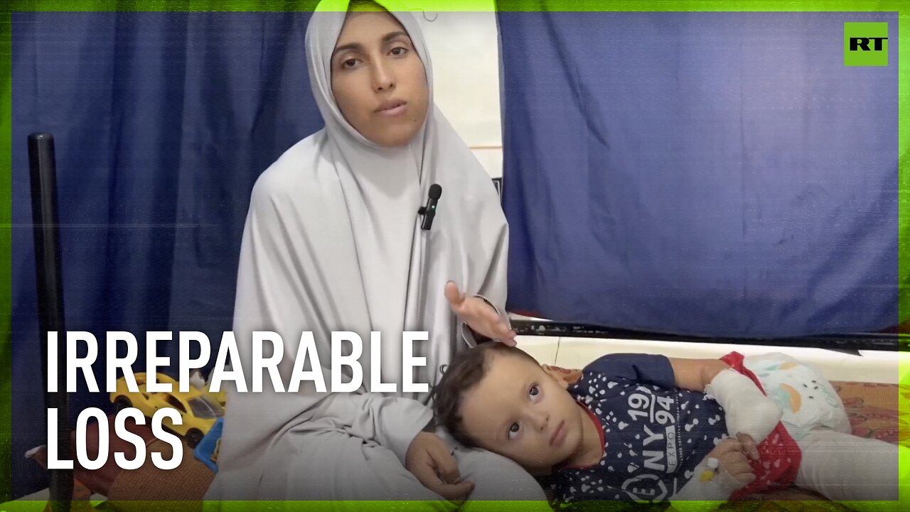 Mother of 3-year-old who lost limbs in IDF strike shares grief with RT