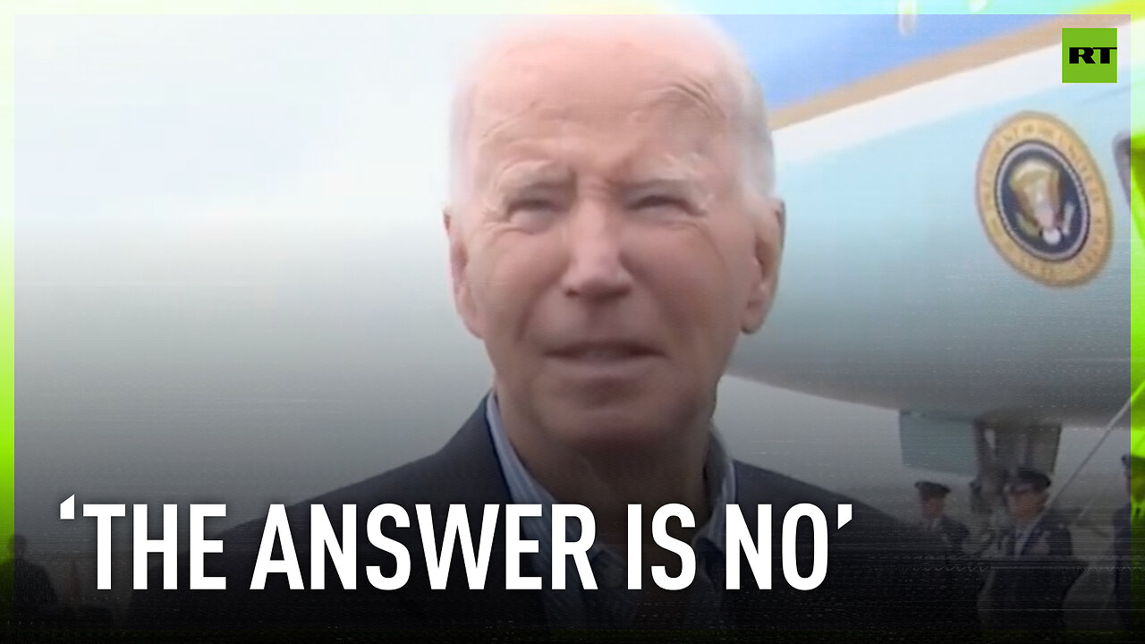 ‘The answer is no’ – Biden on supporting potential Israeli strikes on Iran nuclear sites