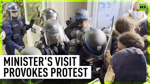 French minister's visit to Lyon university on hold due to violent demonstration