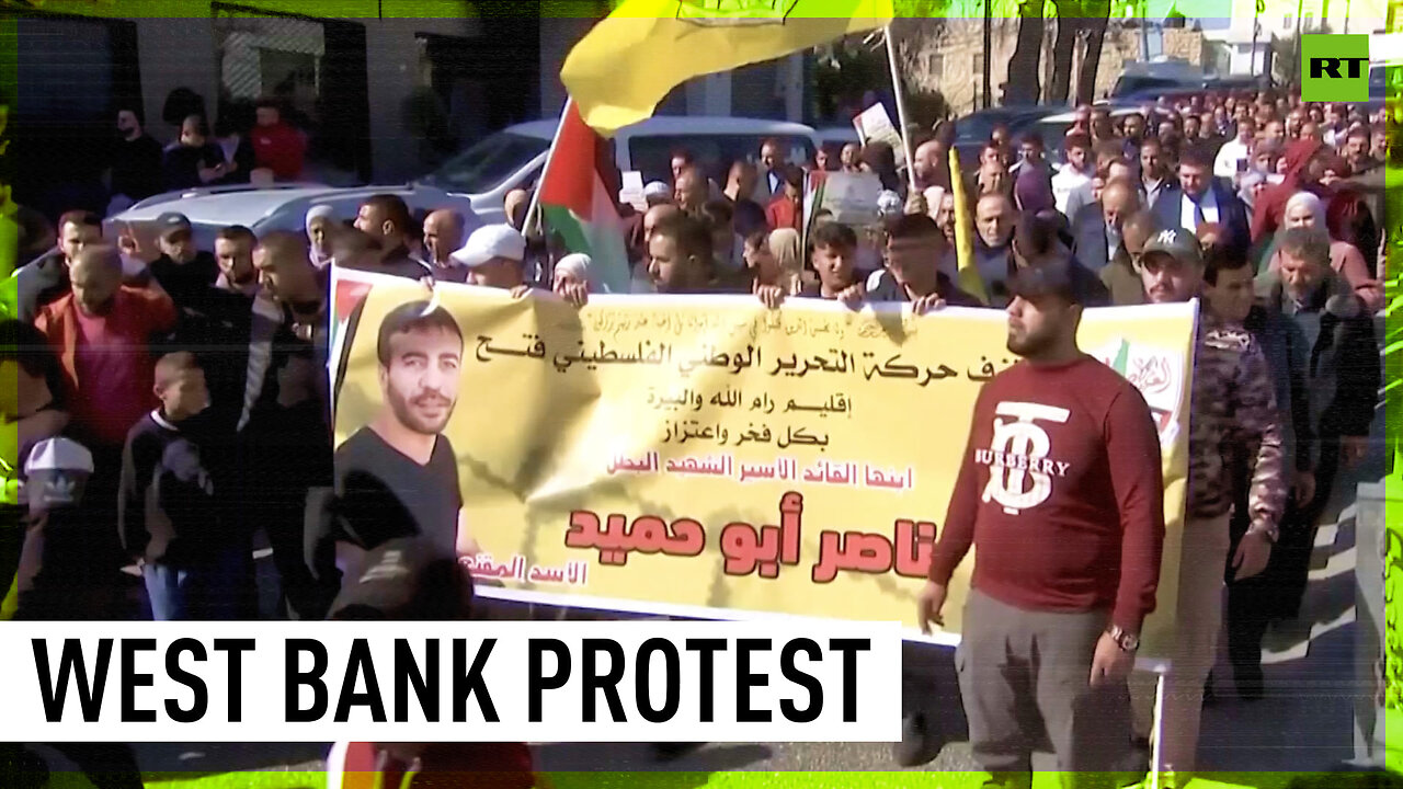 West Bank protest after Palestinian prisoner dies in Israeli Prison