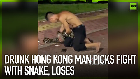 Drunk Hong Kong man picks fight with snake, loses