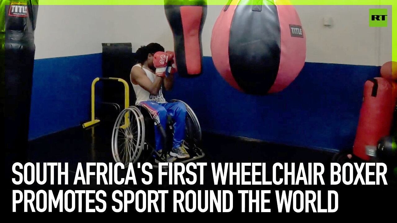 South Africa’s first wheelchair boxer promotes sport round the world