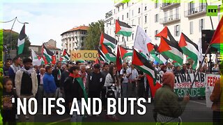 Pro-Palestine march in Milan