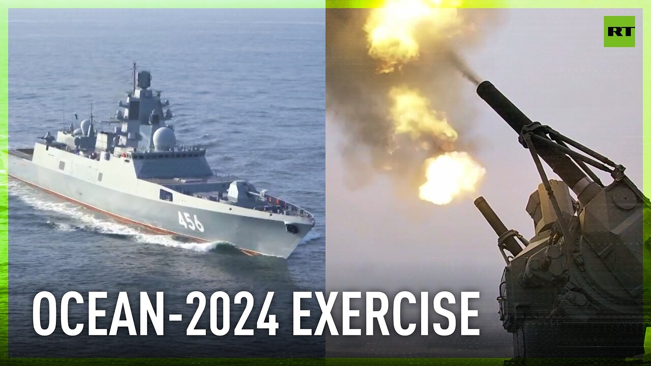 Russian navy tests air defense against simulated enemy attack in Ocean-2024 drills