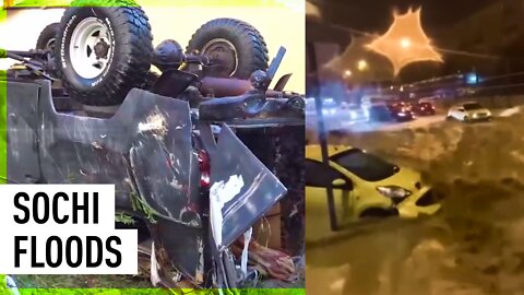 Floods wreak havoc in Sochi, Russia