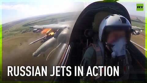 Russia’s Su-25 aircraft strike Ukrainian troops